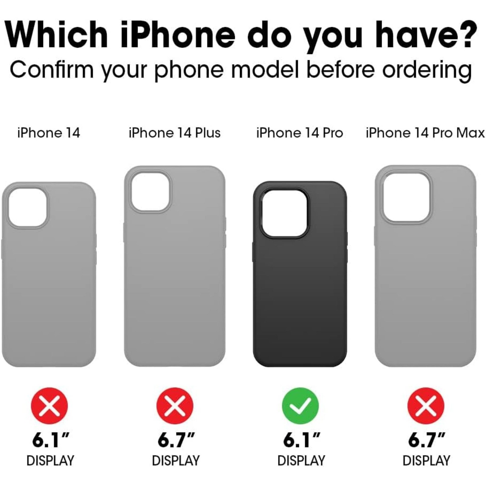 OtterBox Symmetry Case for iPhone 14 Pro - Black