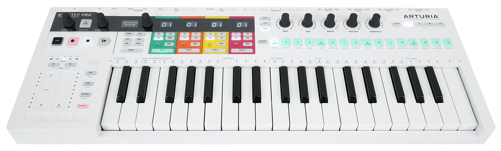 Arturia Keystep Pro Sequencer 37-Key Midi USB Keyboard Controller+Air Lift Bench