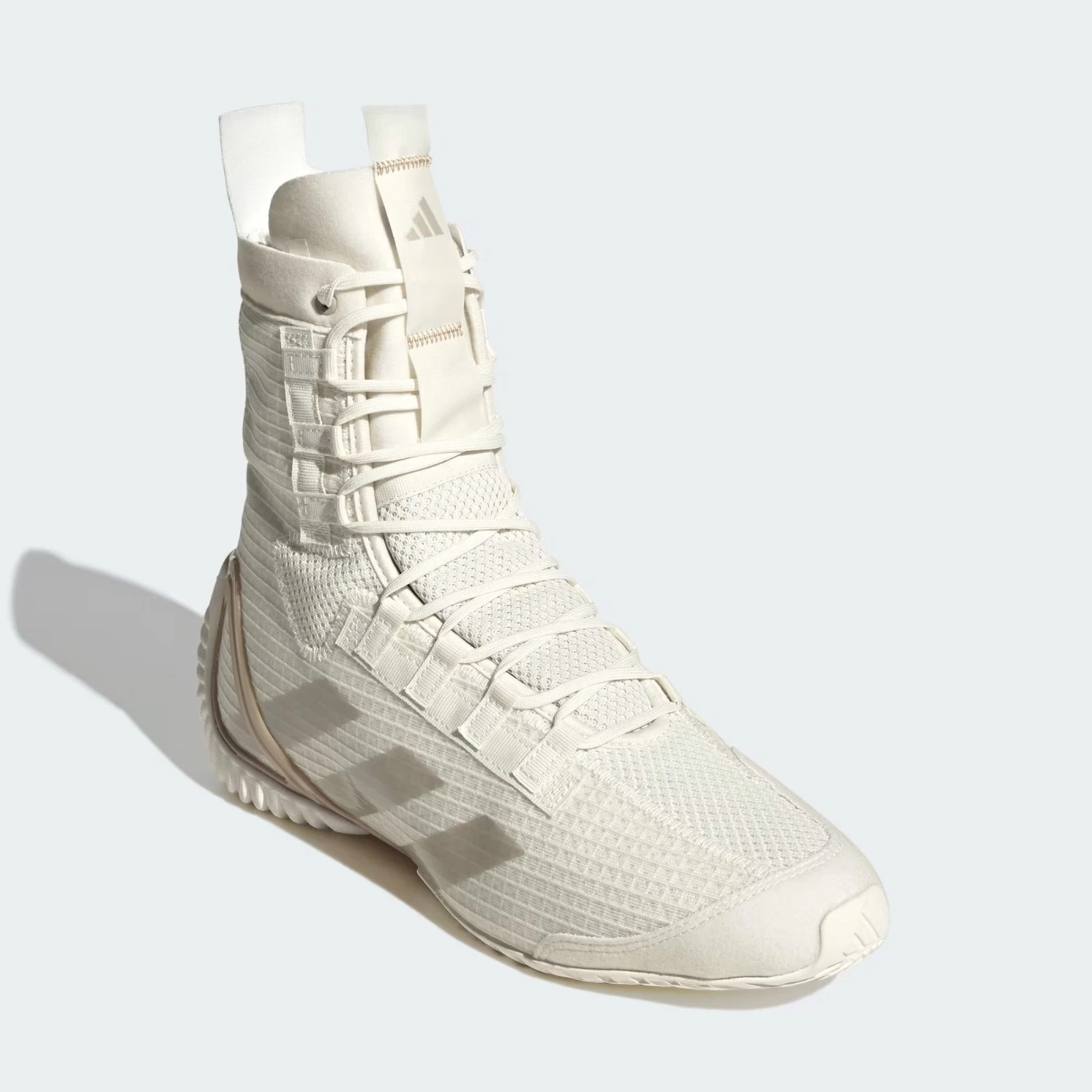 NEW Adidas Boxing Speedex 23 High Top Shoes Off White Men's Size 6 JH8822
