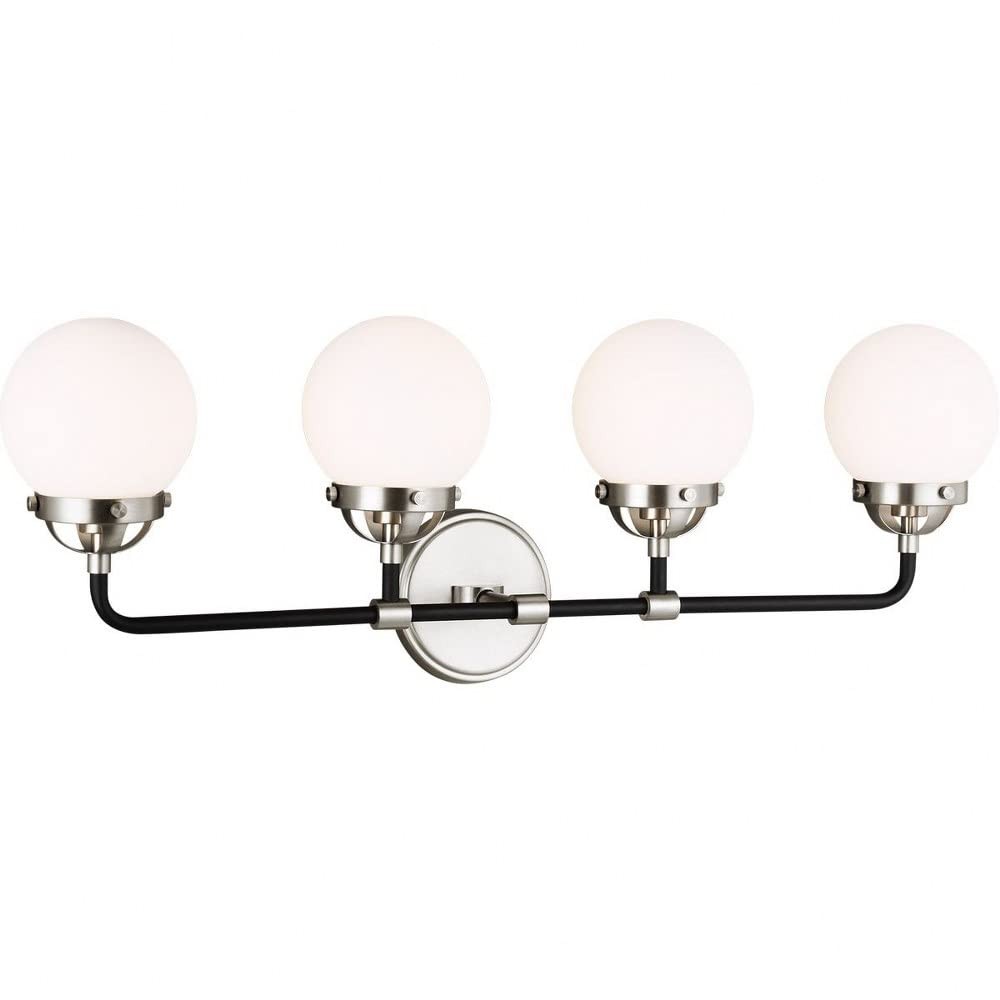 Sea Gull Lighting 4 Light Bath Vanity-30 Inch Wide by 10.75 Inch high-Brushed