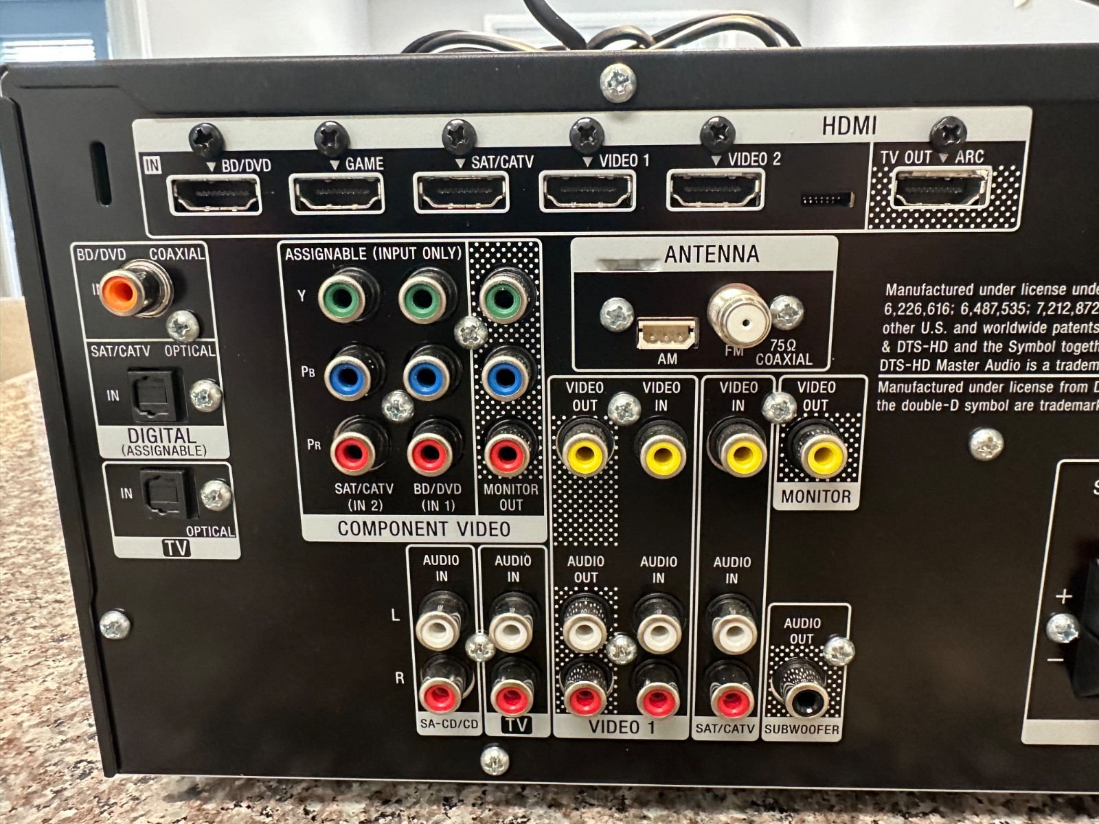 Sony STR DH830 7.1 Channel 140 Watt Receiver