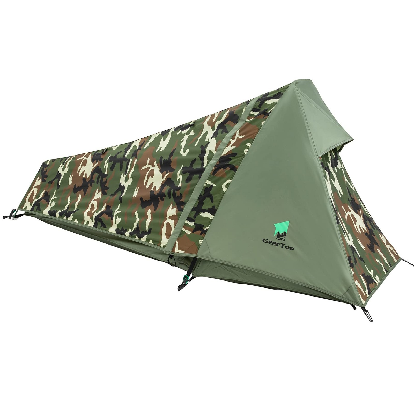 GEERTOP Ultralight Bivy Tent for 1 Person 3 Season Waterproof Single Person B...