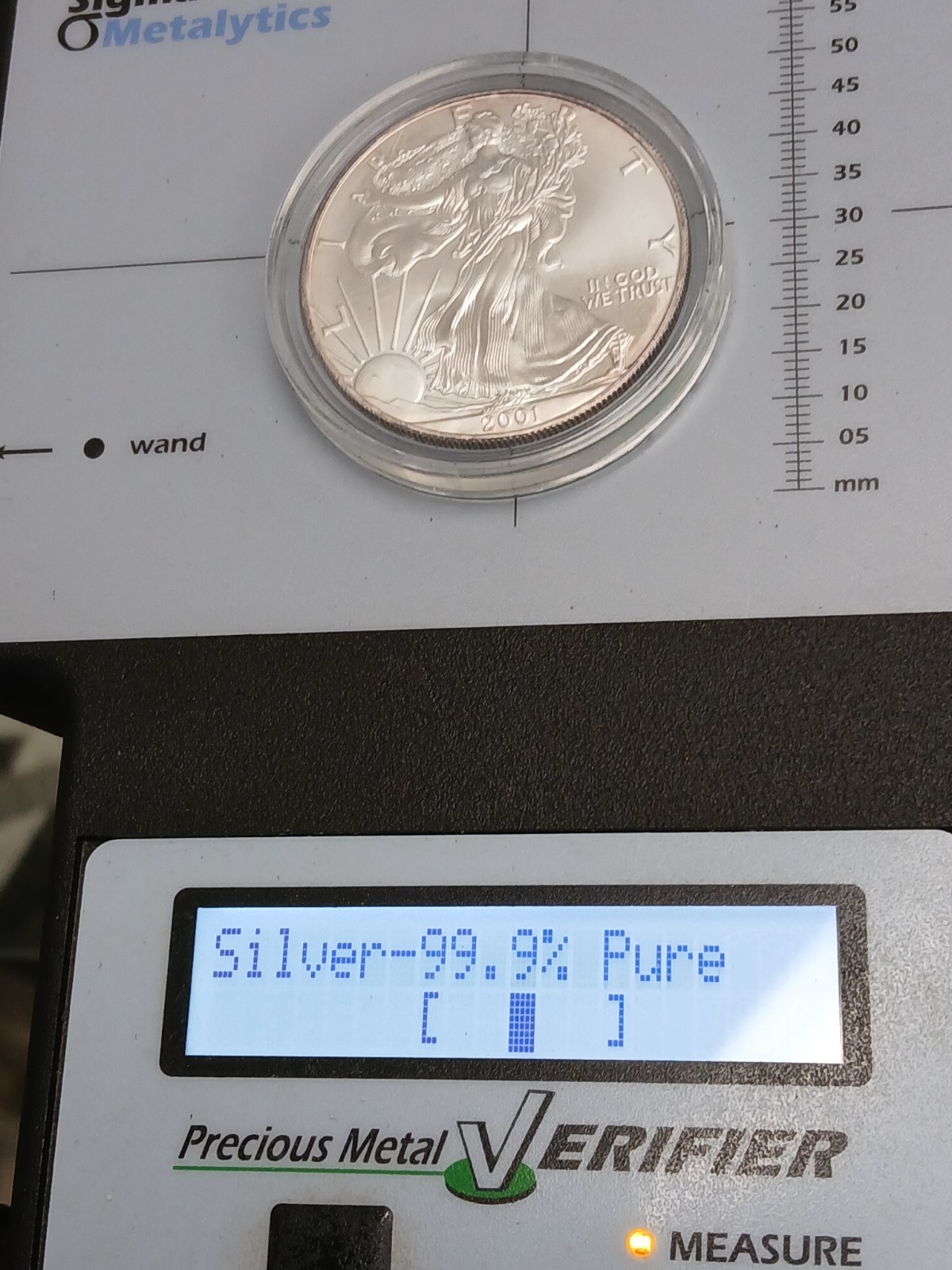 Silver 2001  1oz .999 American Eagle Silver Round  T-69
