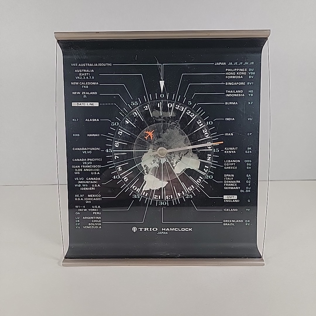 Rare Vintage TRIO HamClock Japan (KenWood) Tested & Working. Unique Epic Piece!