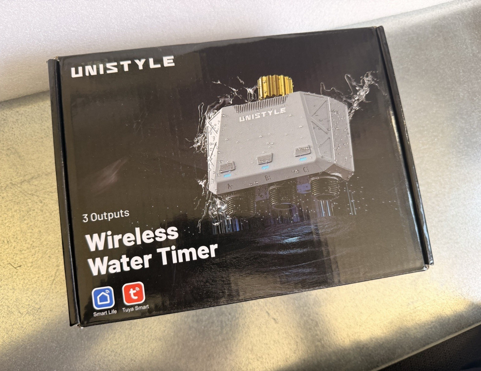 UNISTYLE Wireless App/Remote Hose Water Timer 3 Outlet RF-103-HCG-003 Tuya