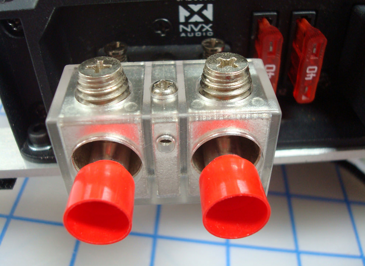 10pcs 2 Gauge Wire Ferrule Amplifier Ferrules 2 AWG Tin Copper Amp