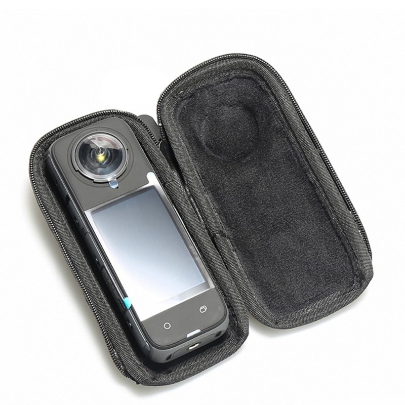 Travel Camera Pouch with Protective Padding Carabiner Hook for X5 X4