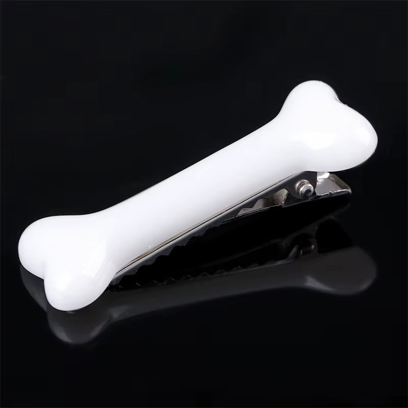 New Dog Hairpin Puppy Kitten Bone Hair Clips Cute Duckbill Clip Pet Hair Accesso