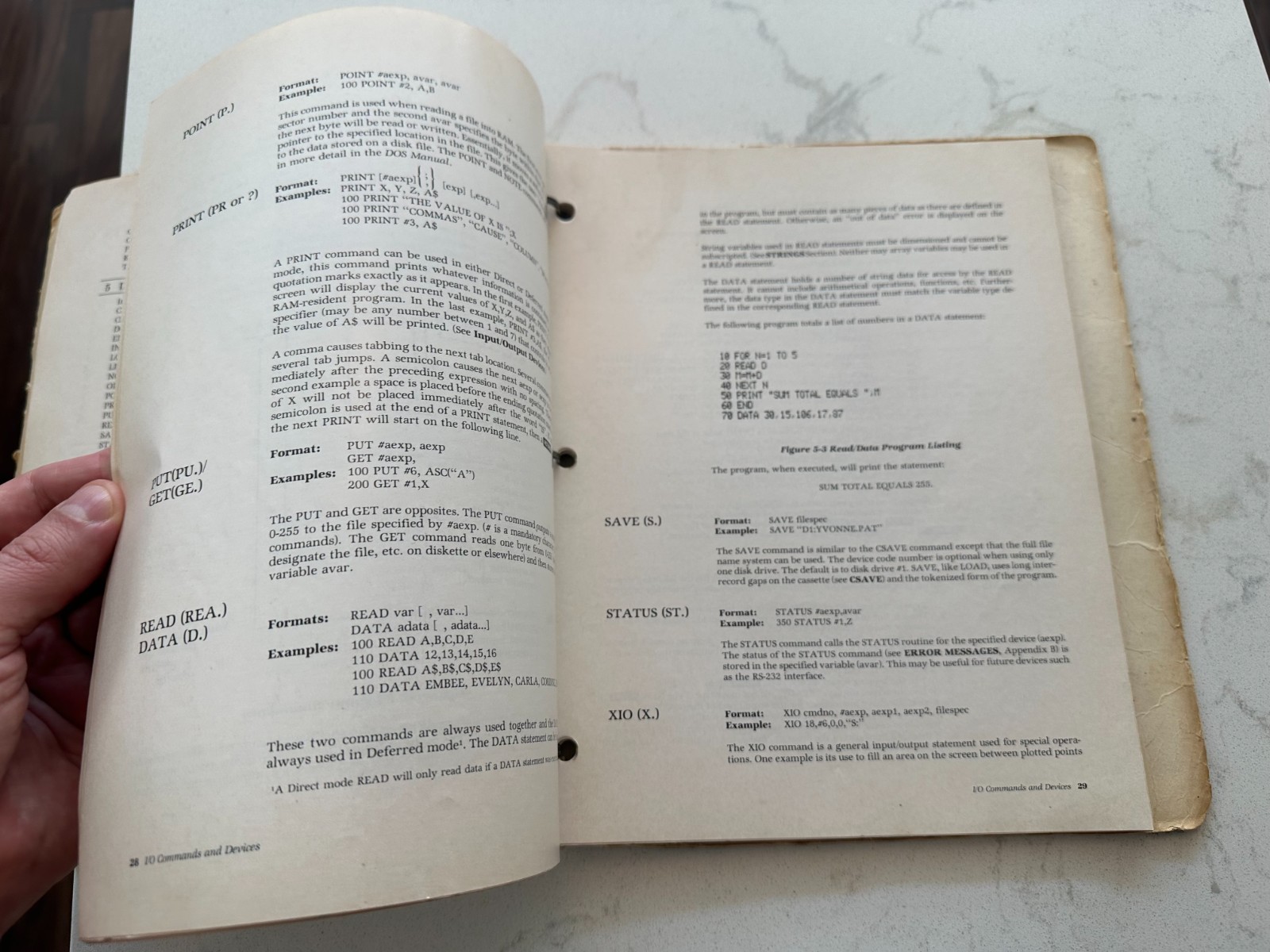 Atari 400/800 Personal Computer BASIC Reference Manual Vintage Computer Book