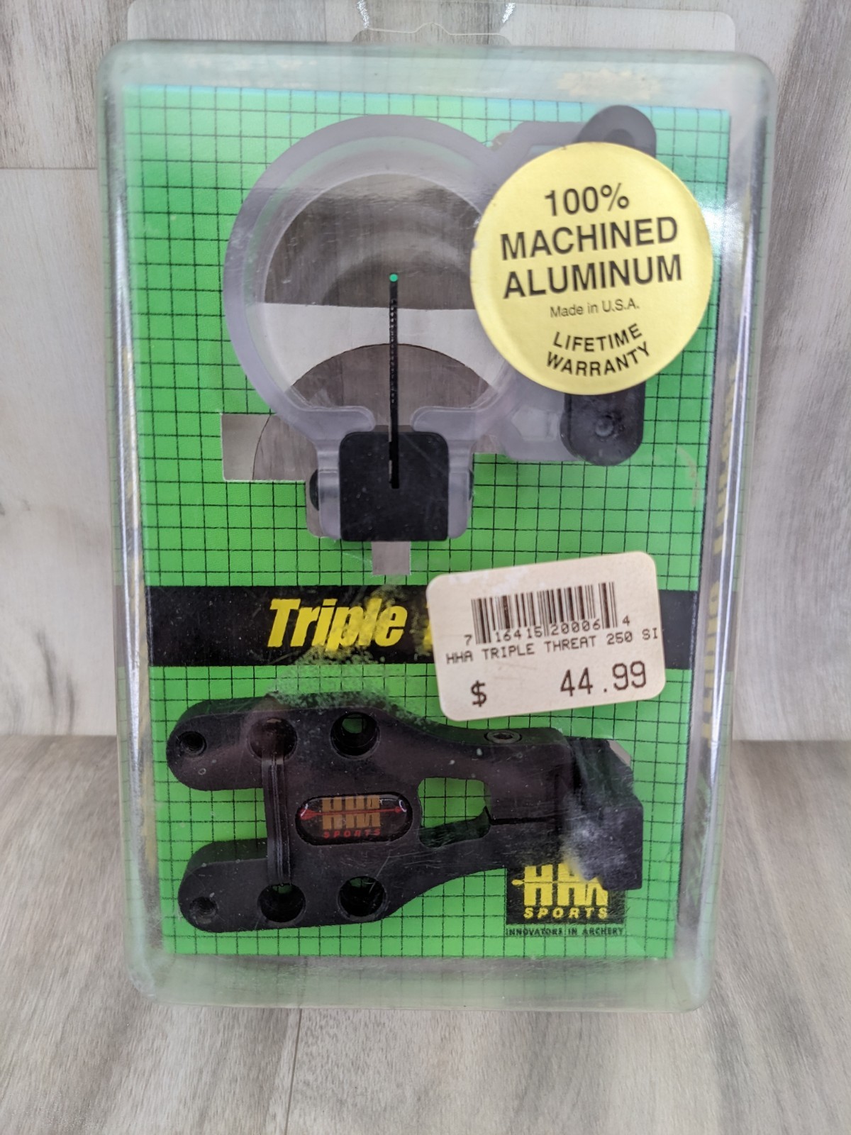 HHA Sports Triple Threat Bow Archery Sight T250 New Old Stock USA T-250 See Pics