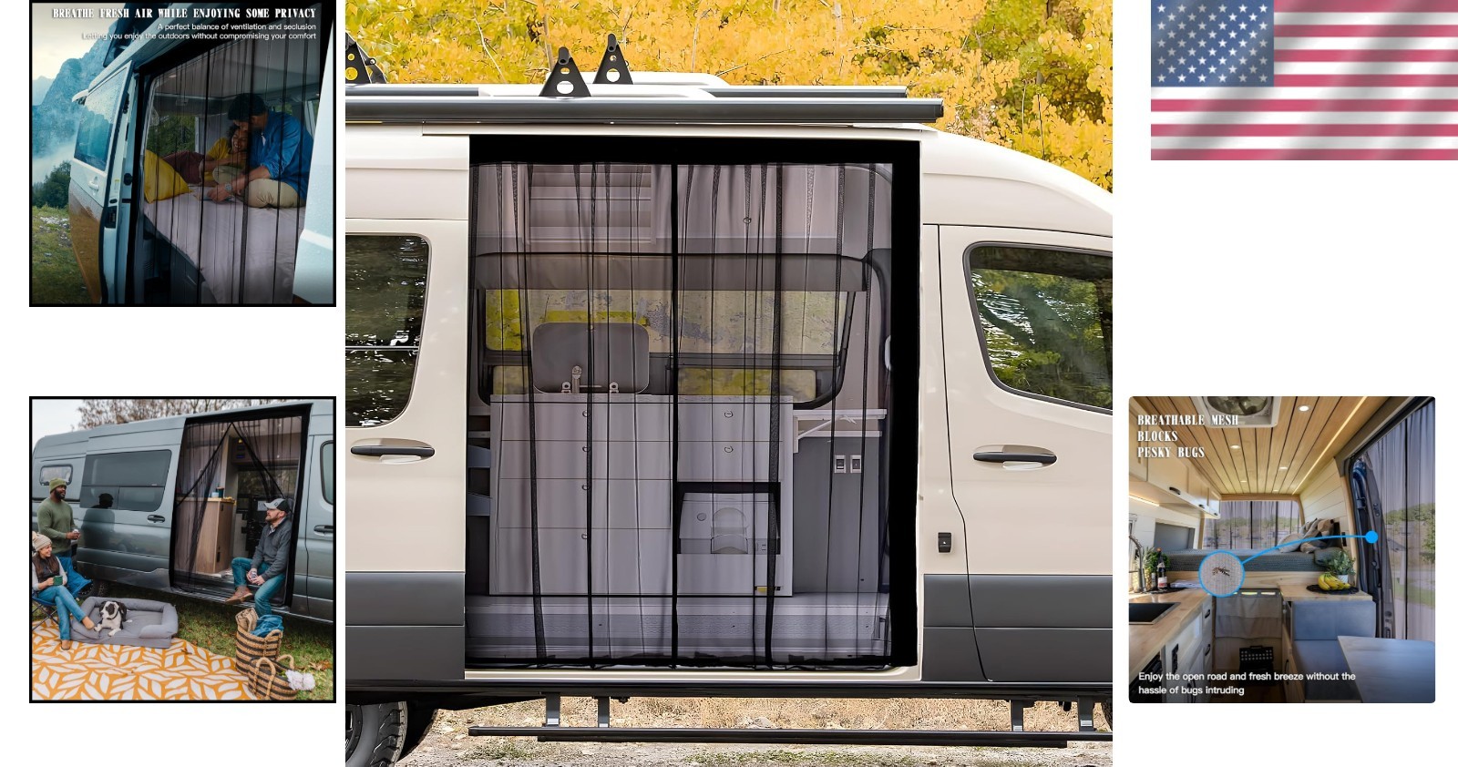 Vanlife Essential: Magnetic Fly Screen for Vans