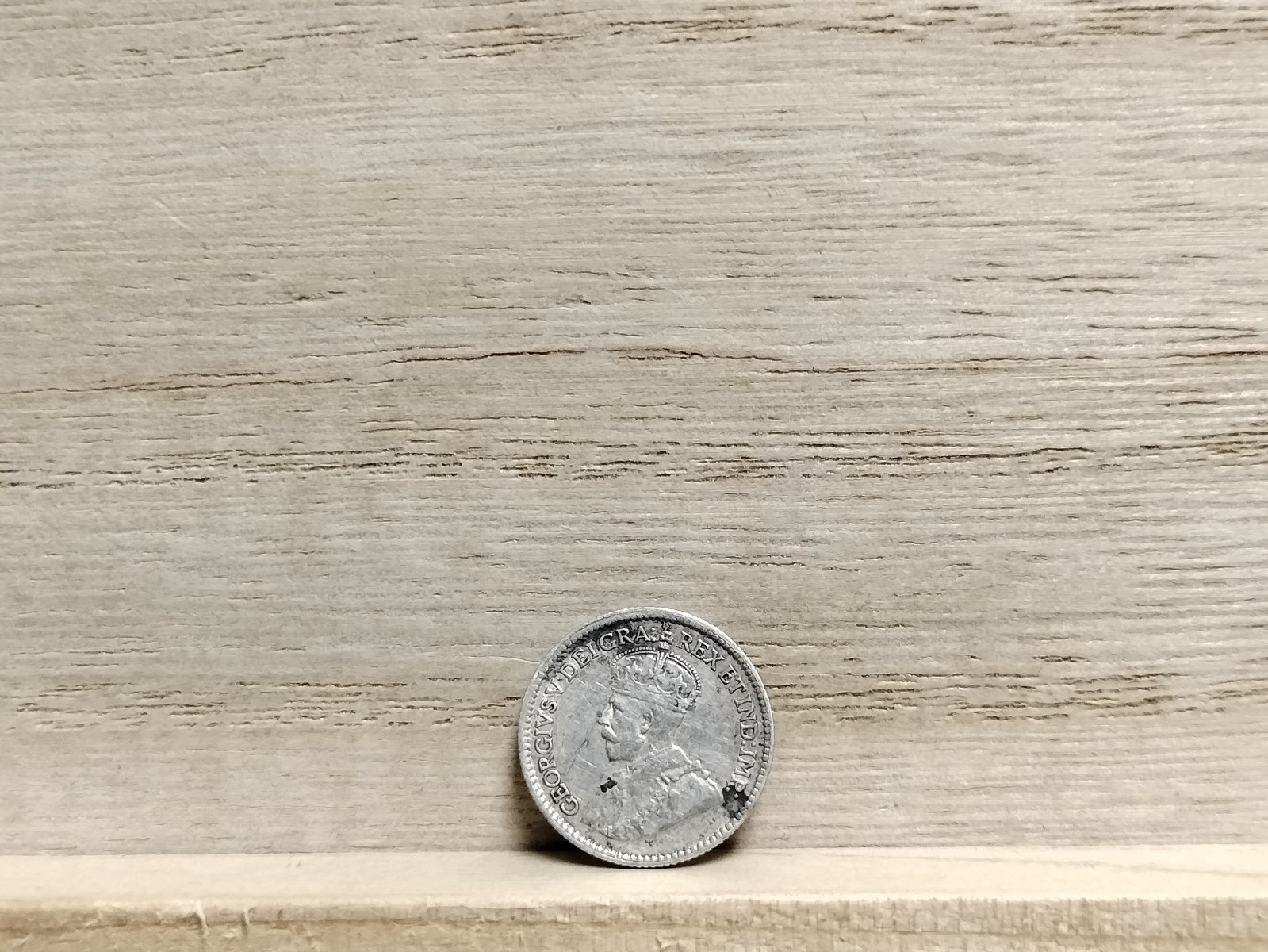 1918 5 Cents Canada Silver Coin (George V)