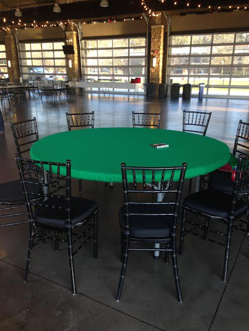 Felt poker table cover that fits 72" round - with a 1-2" edge  dwst / bl  FS