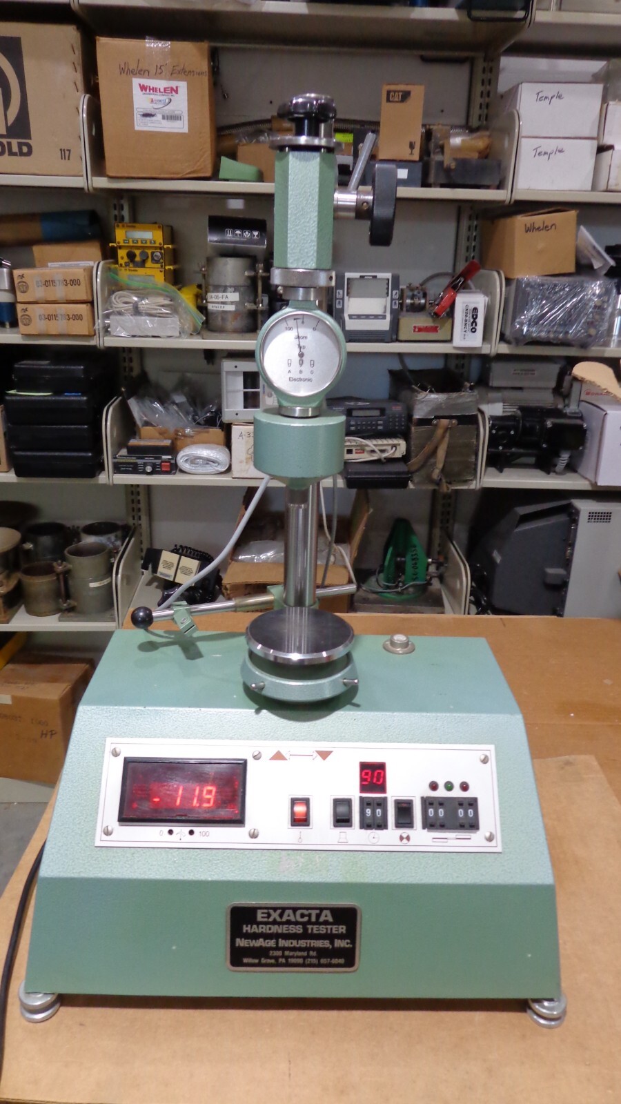 NewAge Exacta Durometer Hardness Tester # EX-200T With Indenters & Accessories