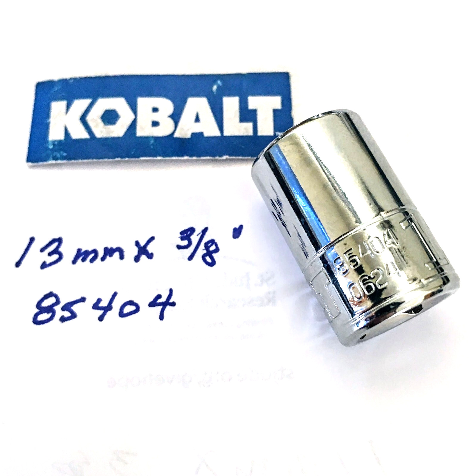 KOBALT  13  mm  x   3/8" Dr   Socket  6 Point  #85404 -  Free USA  Shipping