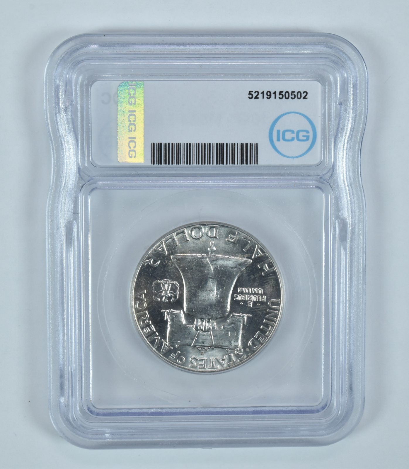 1957-D Franklin Half Dollar MS64 FBL ICG
