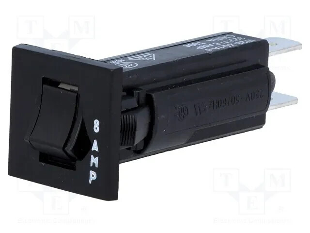 QTY-1 W28-XQ1A-8 Schutzschalter Circuit Breaker Push Reset 250VAC 32VDC 8A