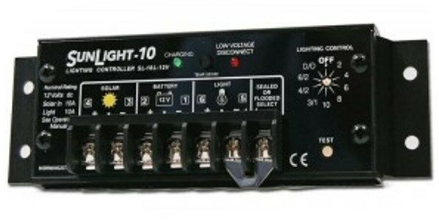 Morningstar SL-10L-12V SunLight -10 amp 12 volt Solar Charge Controller w/LVD