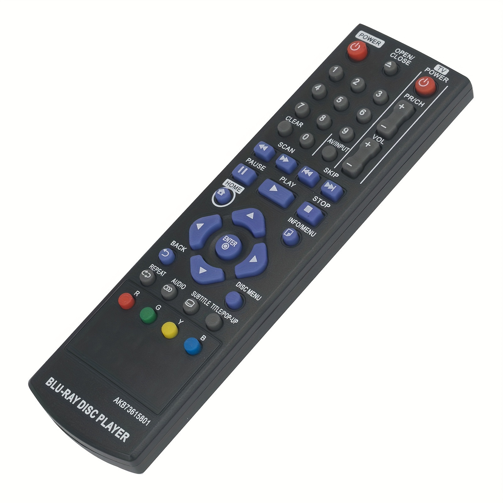 New AKB73615801 Replaced Remote for LG BP200 BP325W BP320 Bp125n BP325 BP325N