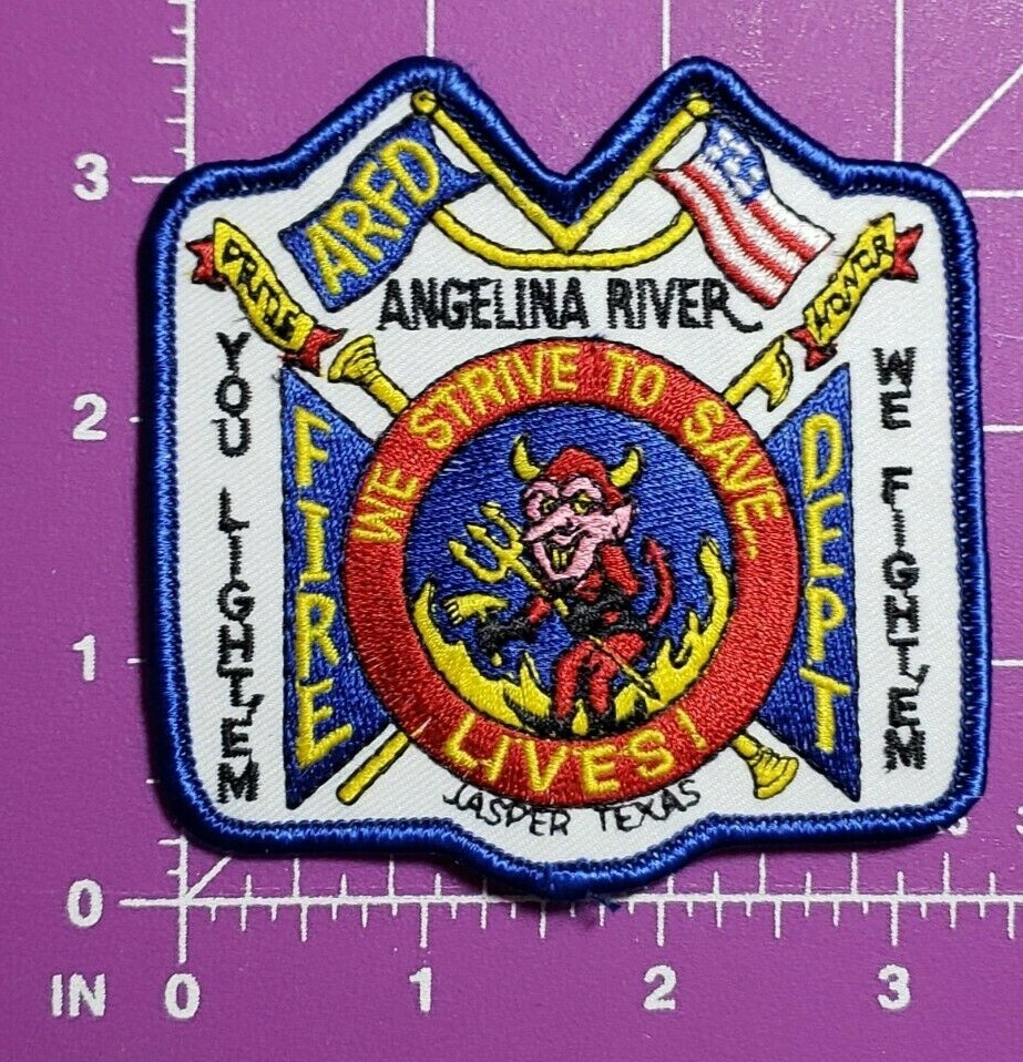 Angelina River Texas Fire Department patch