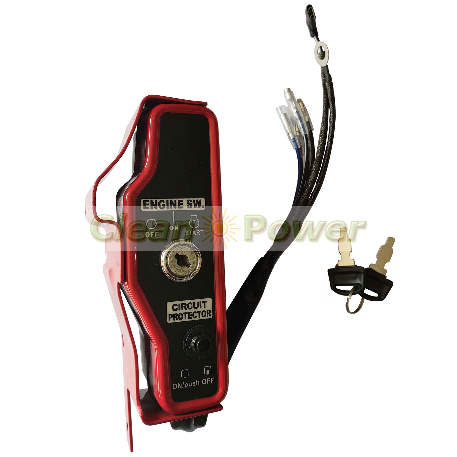 New Ignition Key Switch Box With Keys for Honda GX620 20HP & GX670 24HP Engine