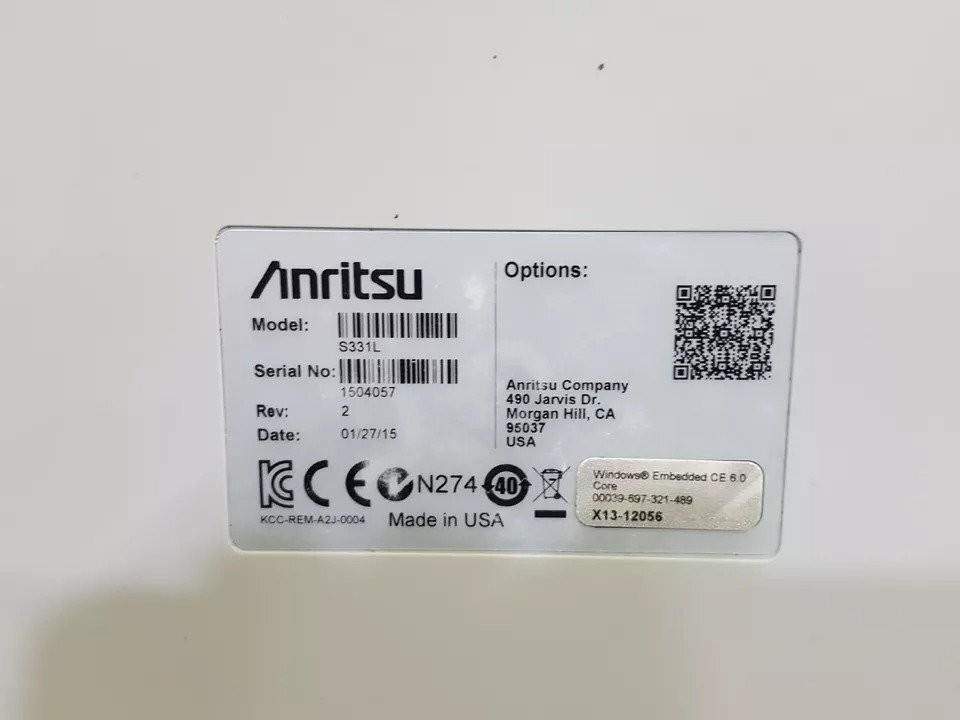 Anritsu S331L Cable Antenna Analyzer 4GHz 01