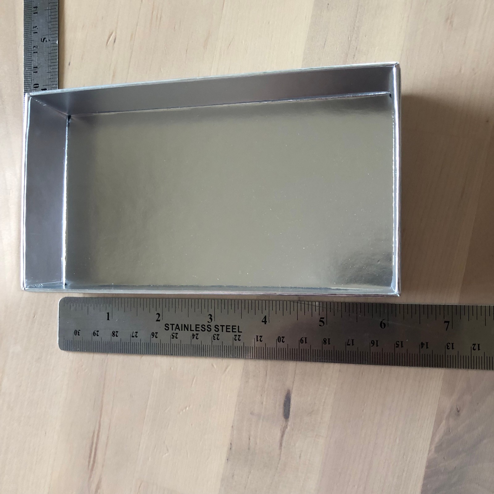 Rabanne Silver Organizing Tray - 3.25 x 6.25 - 10 pcs