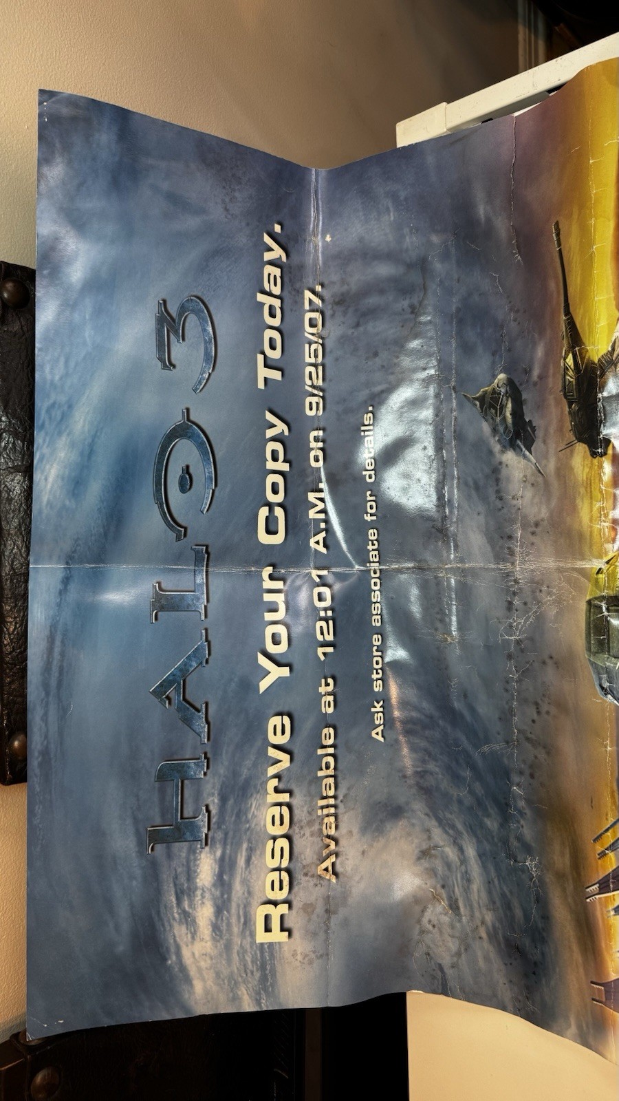 Rare Halo 3 Mountain Dew Game Fuel Limited Edition Full Unopened Soda W/Poster