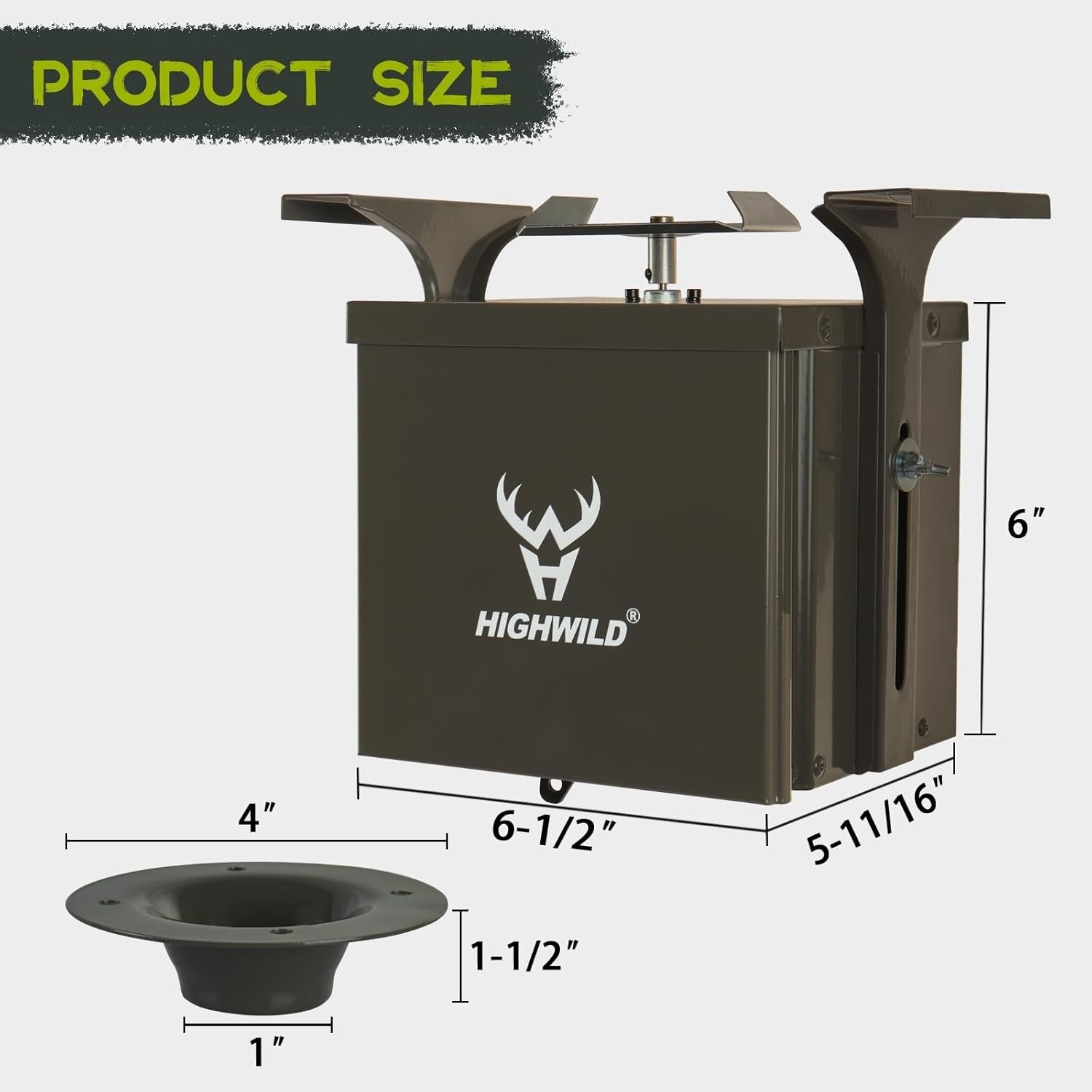 Digital Timer and Motor for Deer Feeder with Adjustable Feed Times and Durations