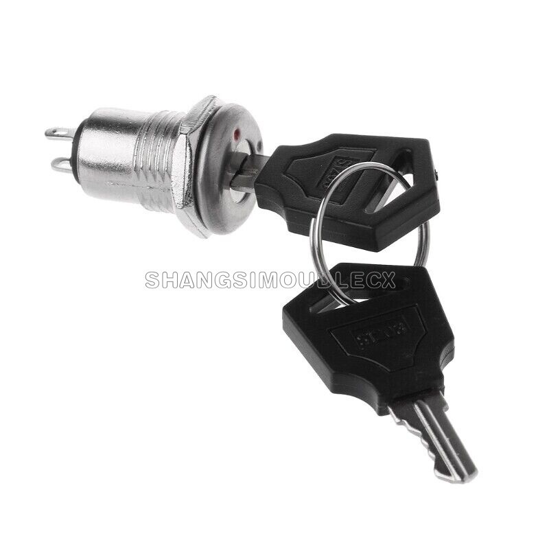 2PCS S1203 Security Power Locks Phone Lock Electronic Key Switch Key Lock + Keys