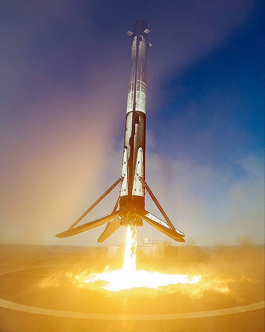 SPACEX LAUNCH OF SPACEFLIGHT SSO-A MISSION 8x10 GLOSSY PHOTO PRINT