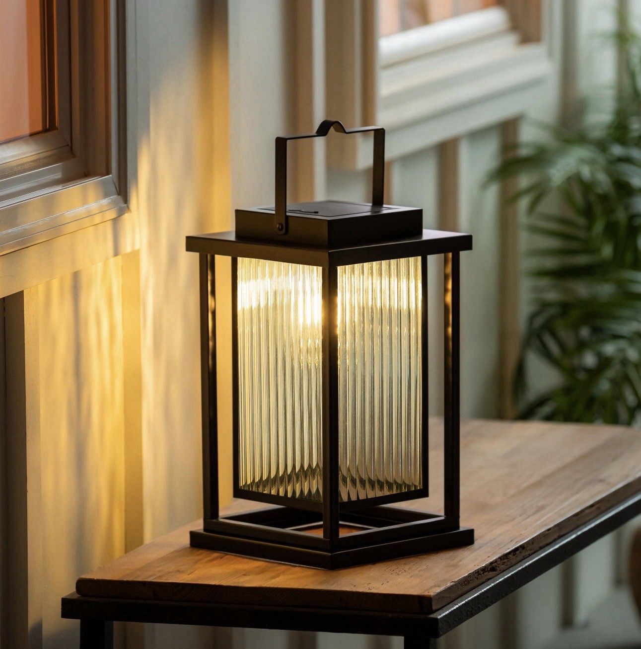Evergreen, Solar + USB-C Rechargeable LED "Revere" Lantern