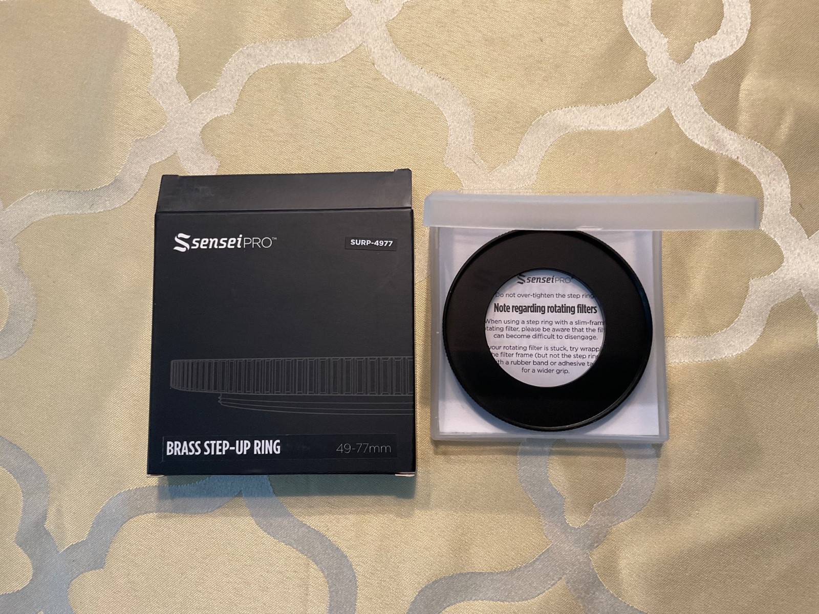 Sensei PRO 49-77mm  Brass Step-Up Ring