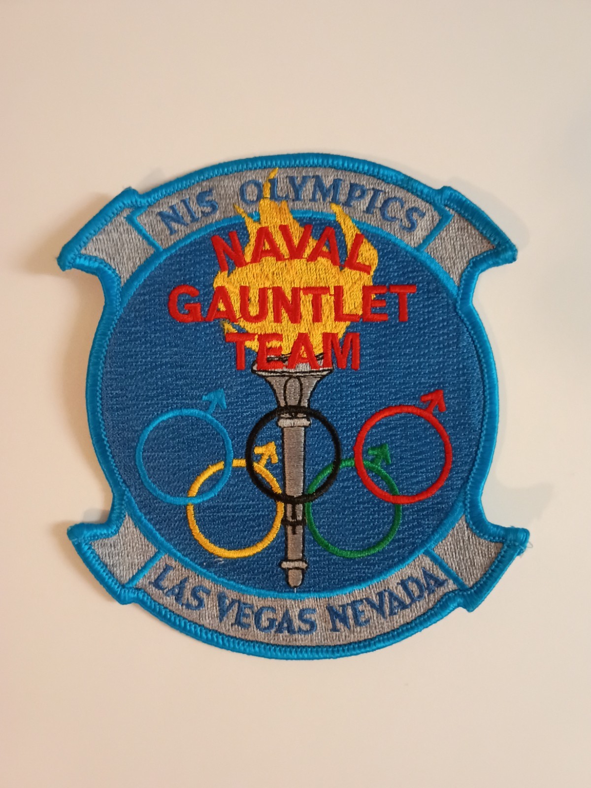 NIS OLYMPICS Naval Gauntlet Team 1991 TAILHOOK Reunion US Navy Squadron Patch