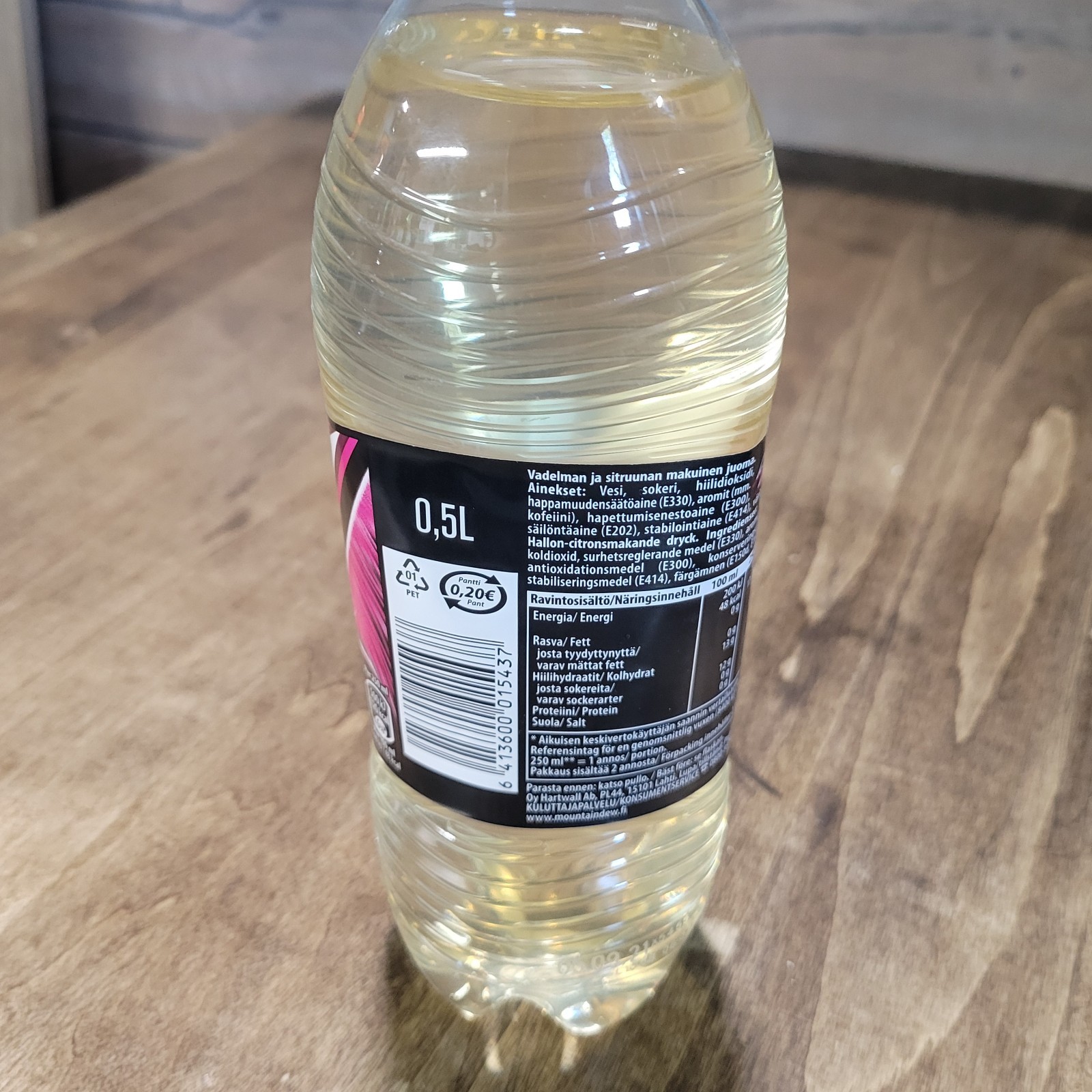 Mountain Dew Supernova Sealed Bottle Finland