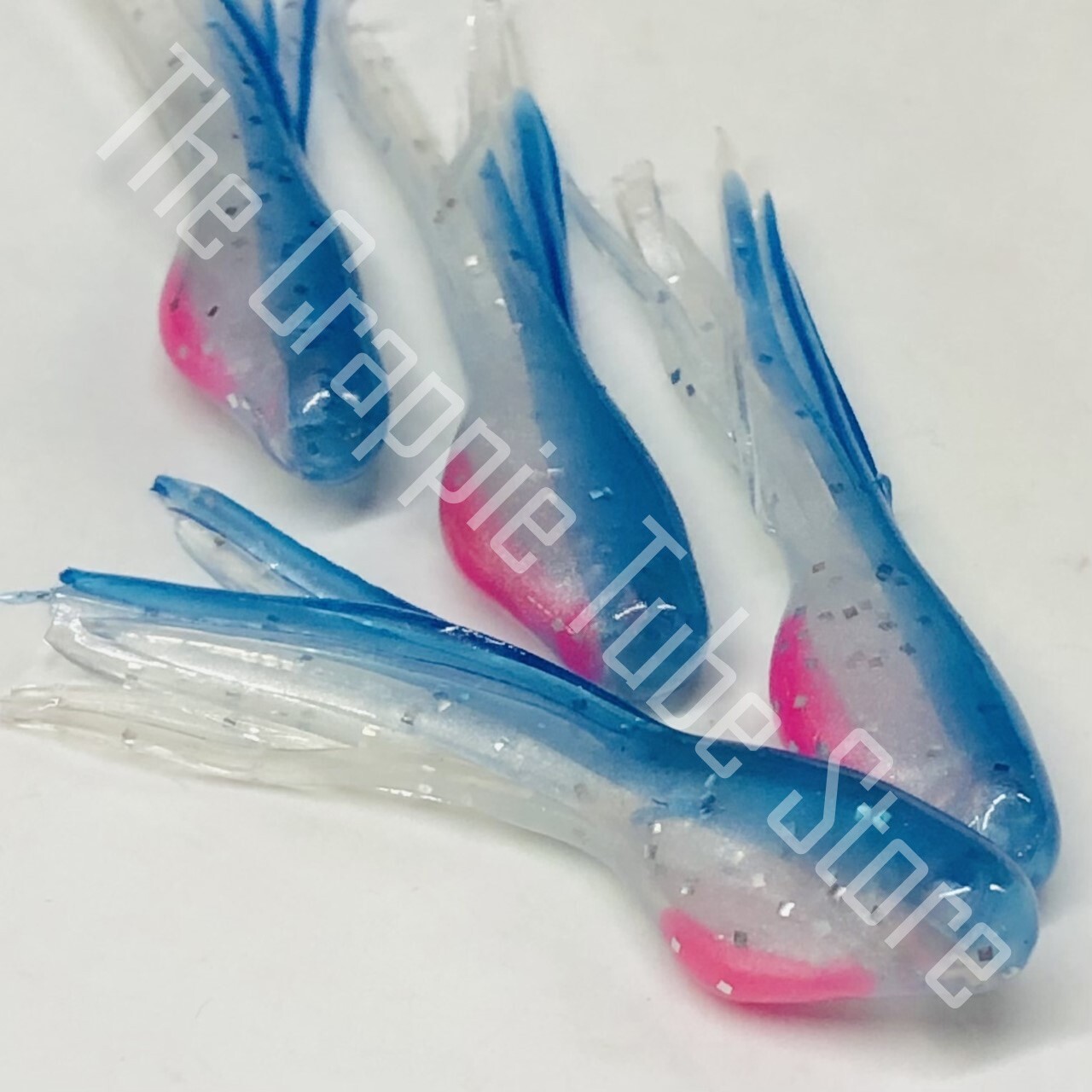 2" Minnow Jig Crappie Tube™  20 Pack  Blue Passion