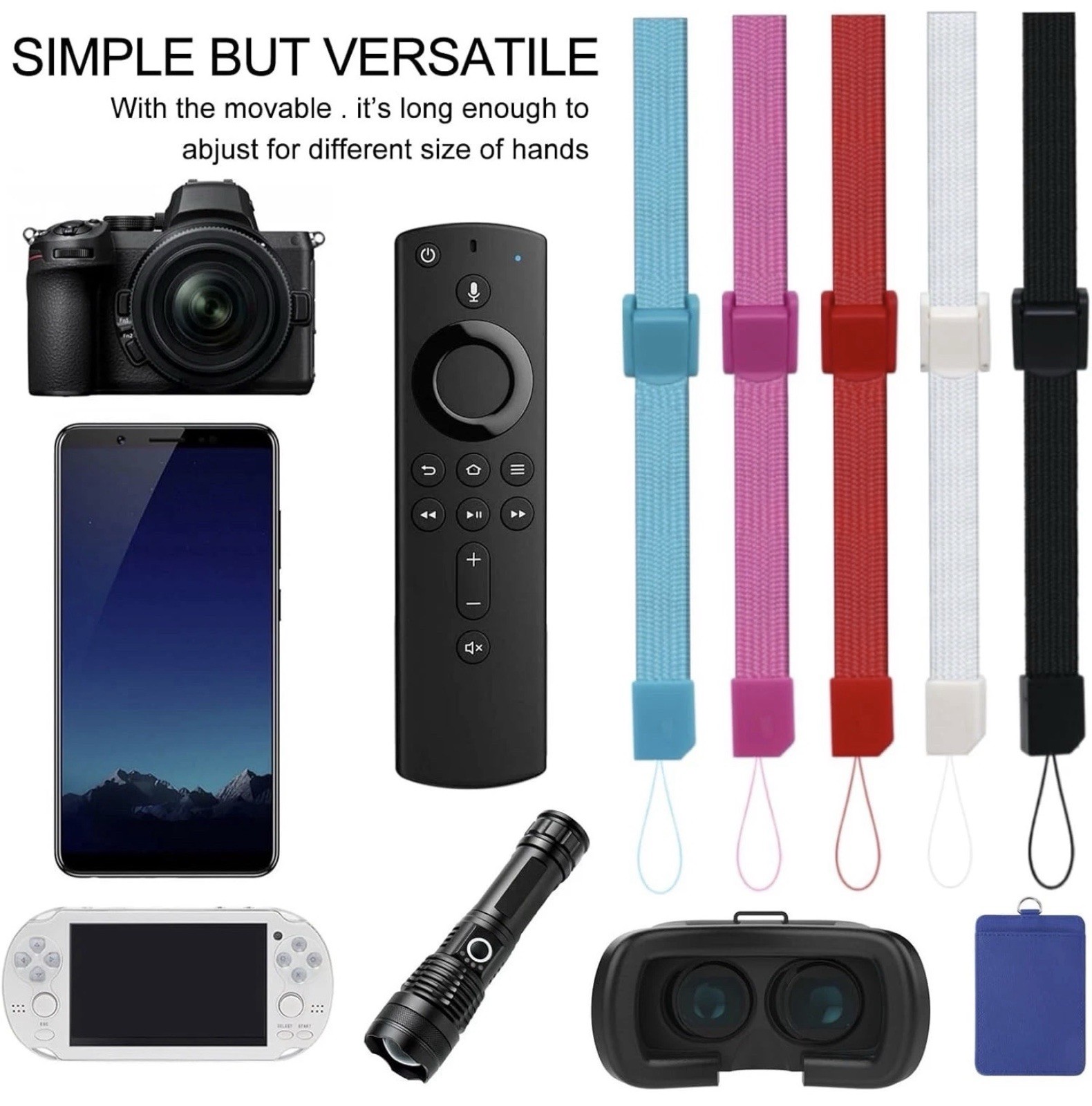 Universal Wrist Strap Or Replacement Wristlet Wristband Choice 1pc Of 7 Colors