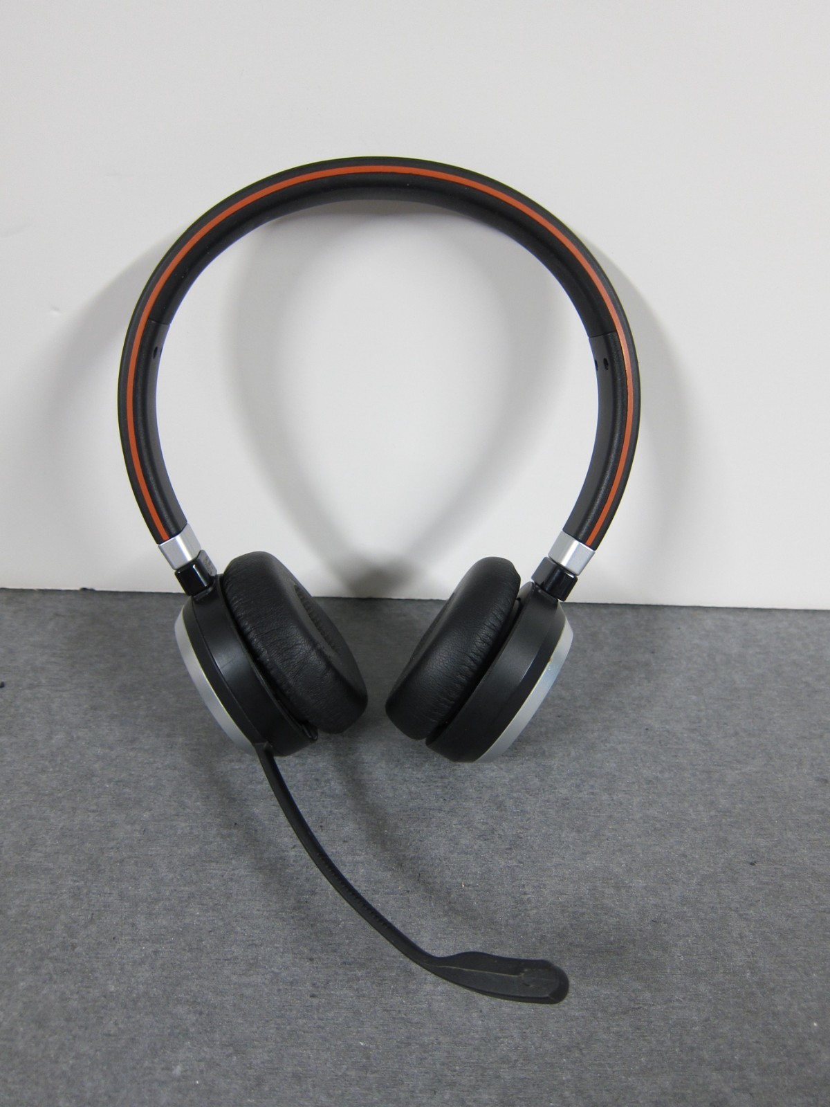 Jabra Evolve 65 Bluetooth Wireless Headset HSC018W w/ USB Dongle & Case - READ