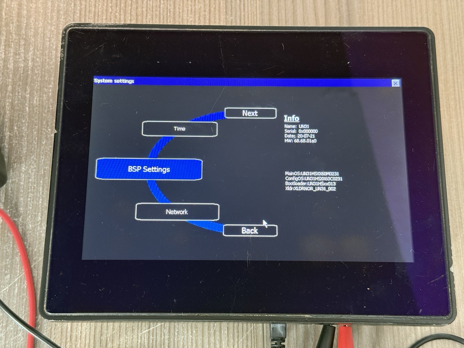 DEFECTIVE Exor eTOP507G Touch Panel G3D