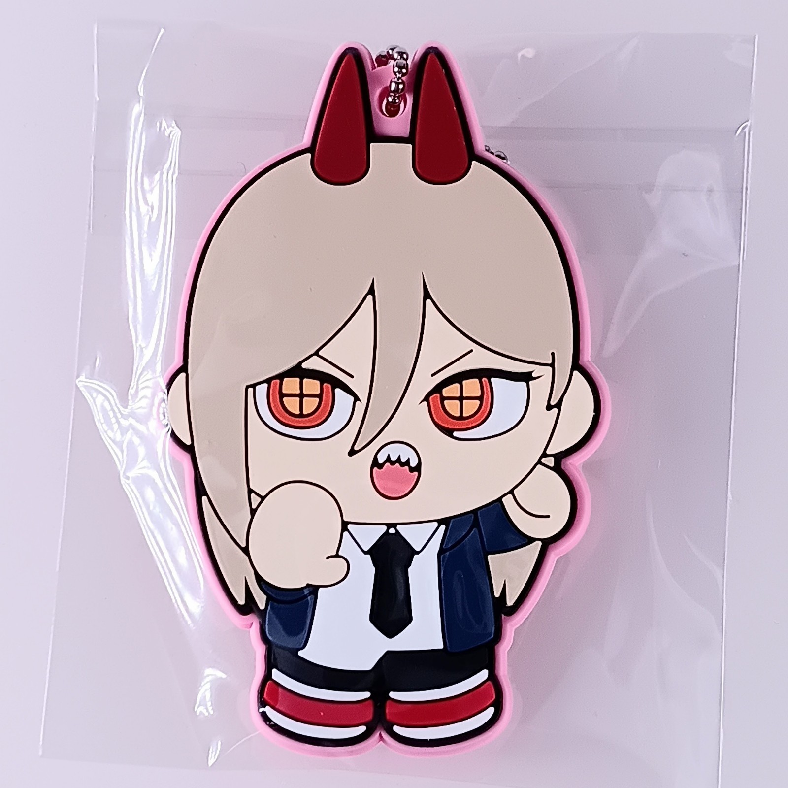 Power Chainsaw Man Flat Rubber Mascot From Japan