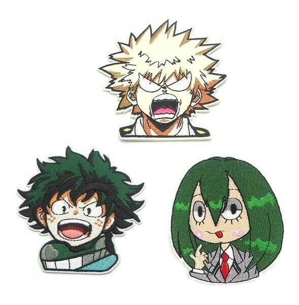 My Hero Academia Team Patch Set Of 3 Iron/Sew On Patch