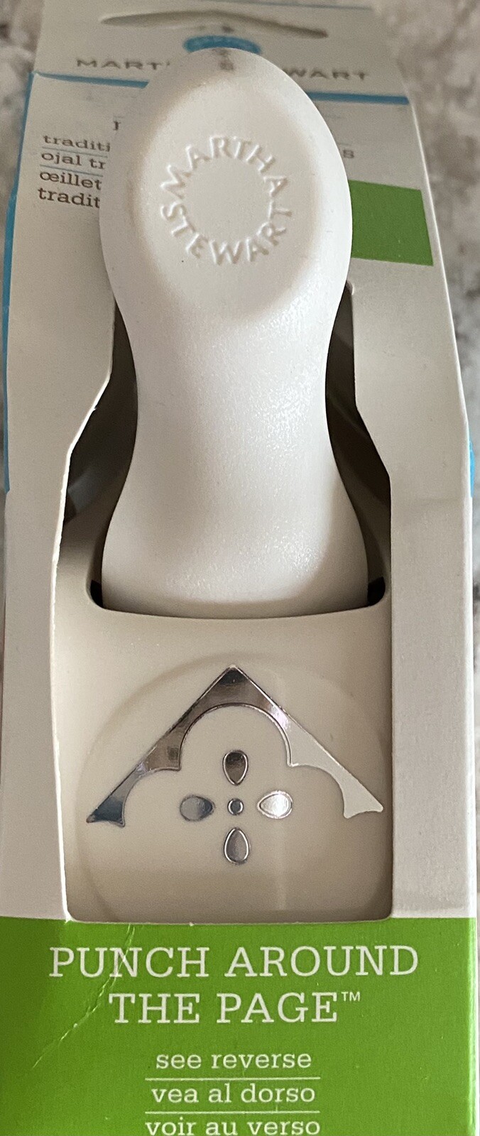 Martha Stewart Traditional Eyelet CORNER Paper Punch Card Making