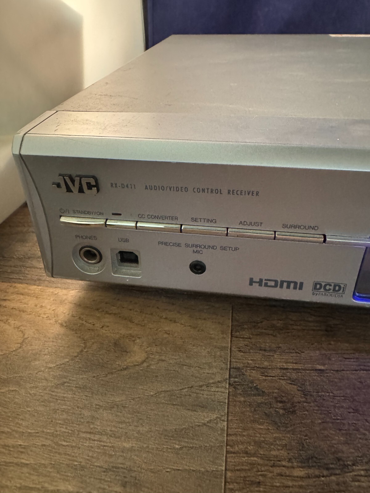 JVC Stereo Receiver Model RX-D411S TESTED WORKING NO REMOTE