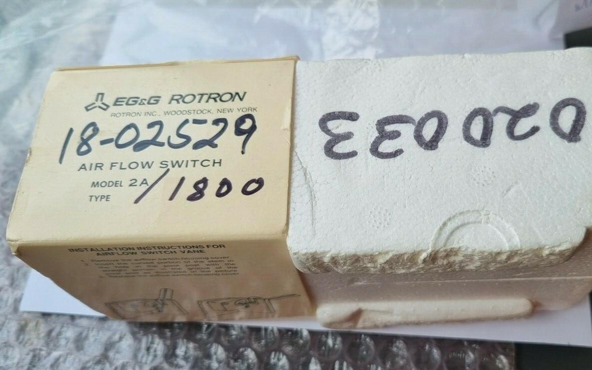 Rotron 2A 2A /1800 AIR FLOW SWITCH (R1S4.5)