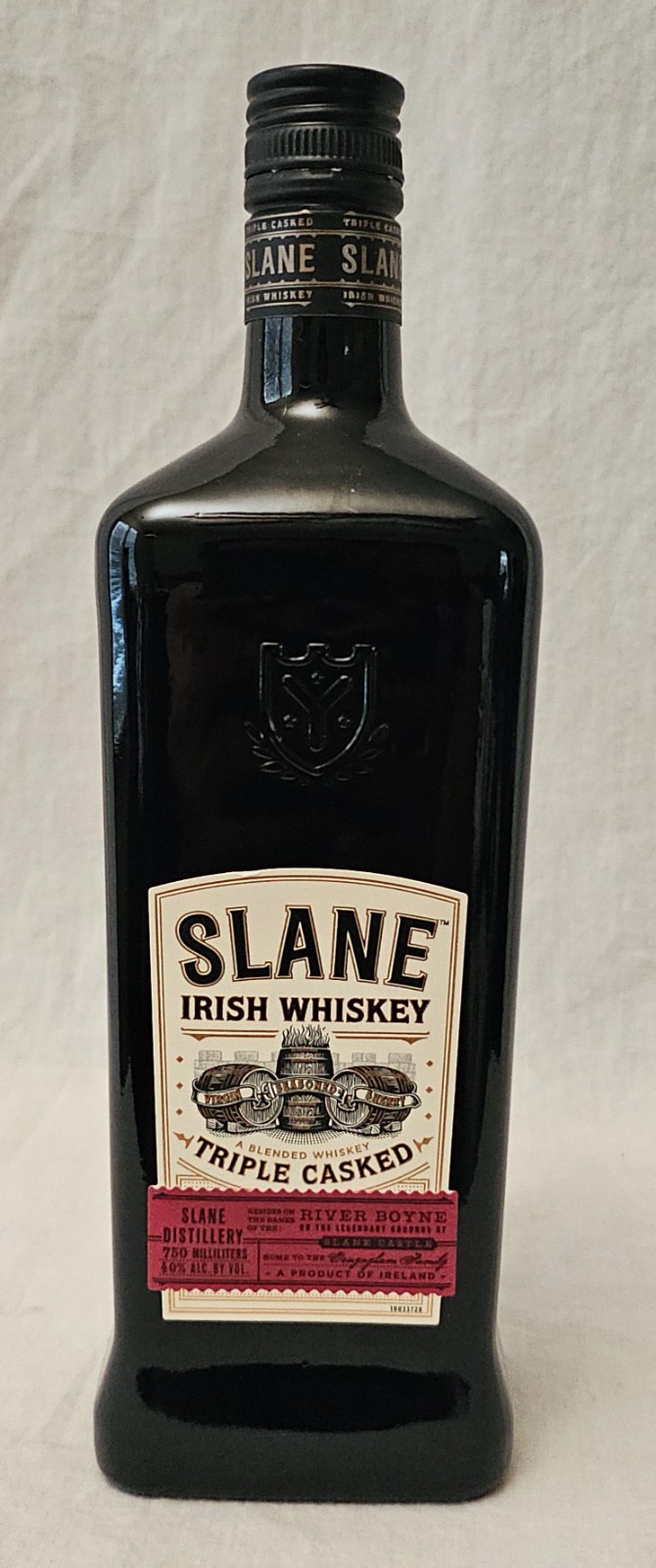 Slane Irish Whiskey Empty Bottle 750mL Triple Casked