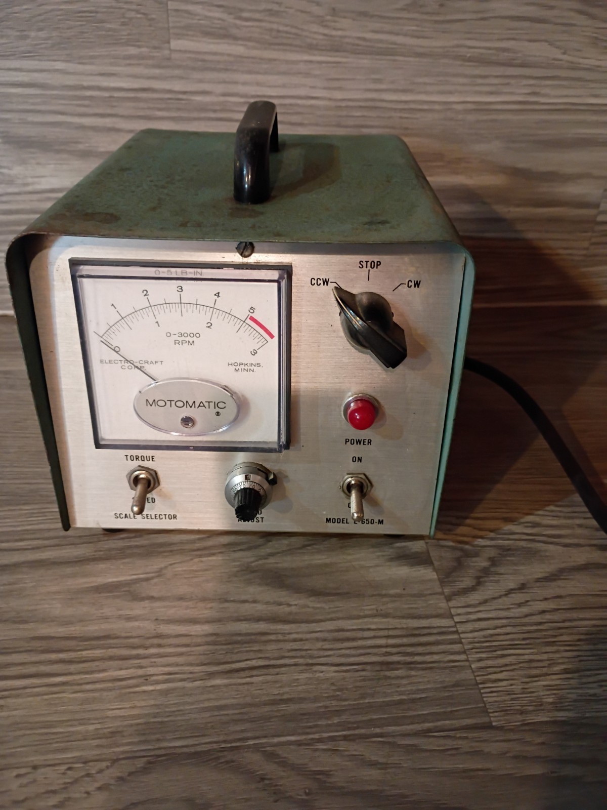 ELECTRO-CRAFT MOTOMATIC SPEED CONTROLLER MODEL E650 M