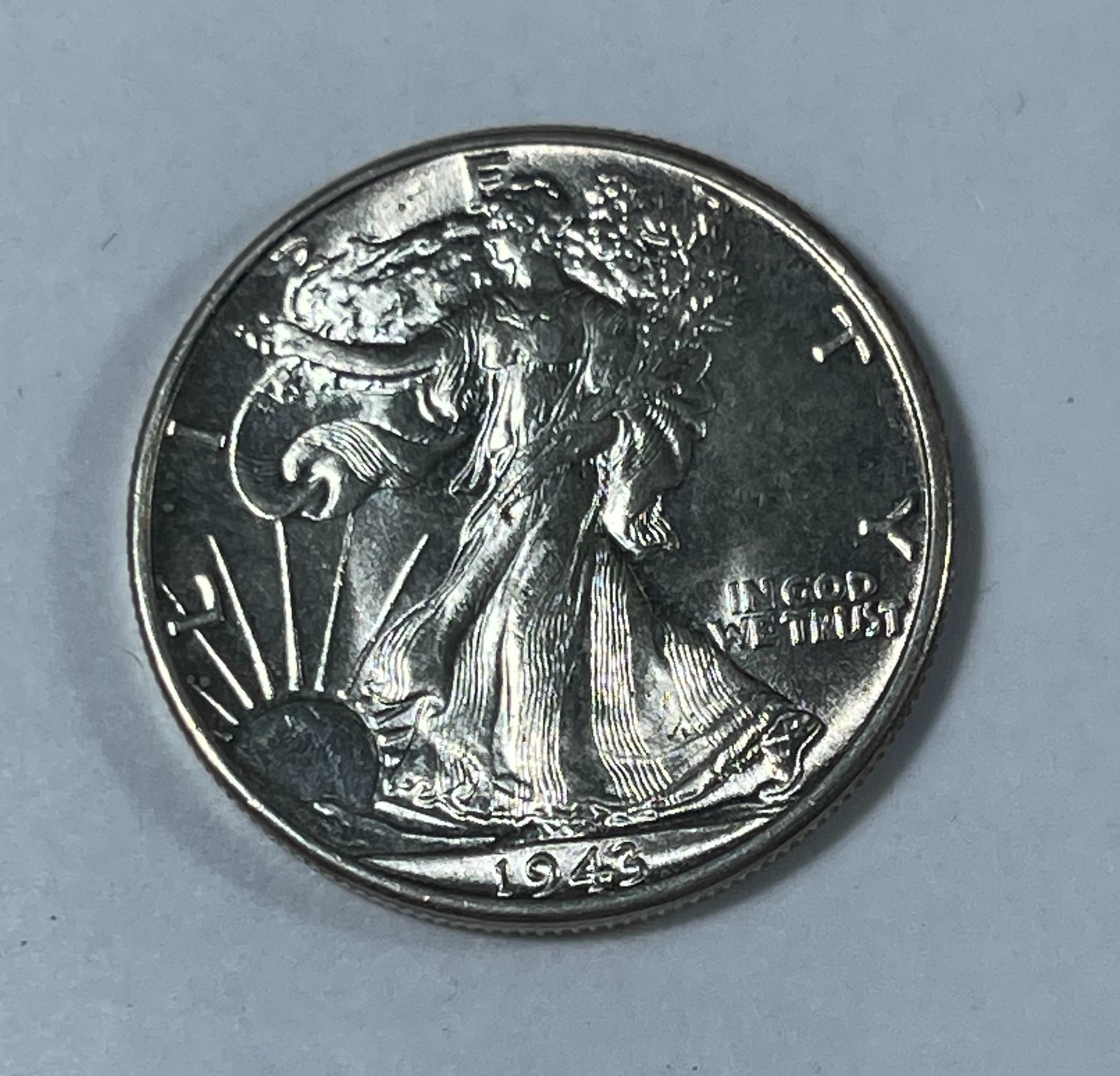 1943 Walking Liberty 50C Choice BU+ (#13026)