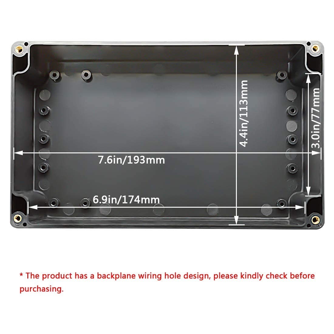 Compact Rated Project Box - Reliable Protection for DIY Electrical Projects