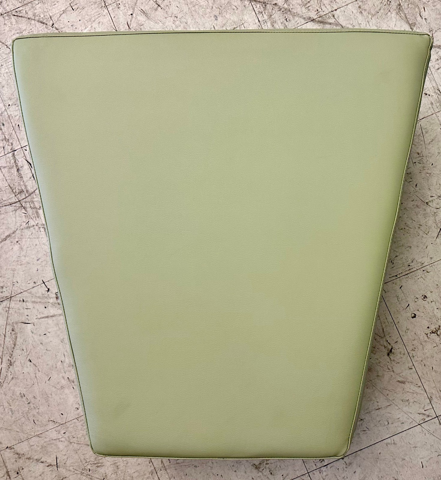 OFS Carolina Brands Lime Green Leather Cushion Wedge Seat