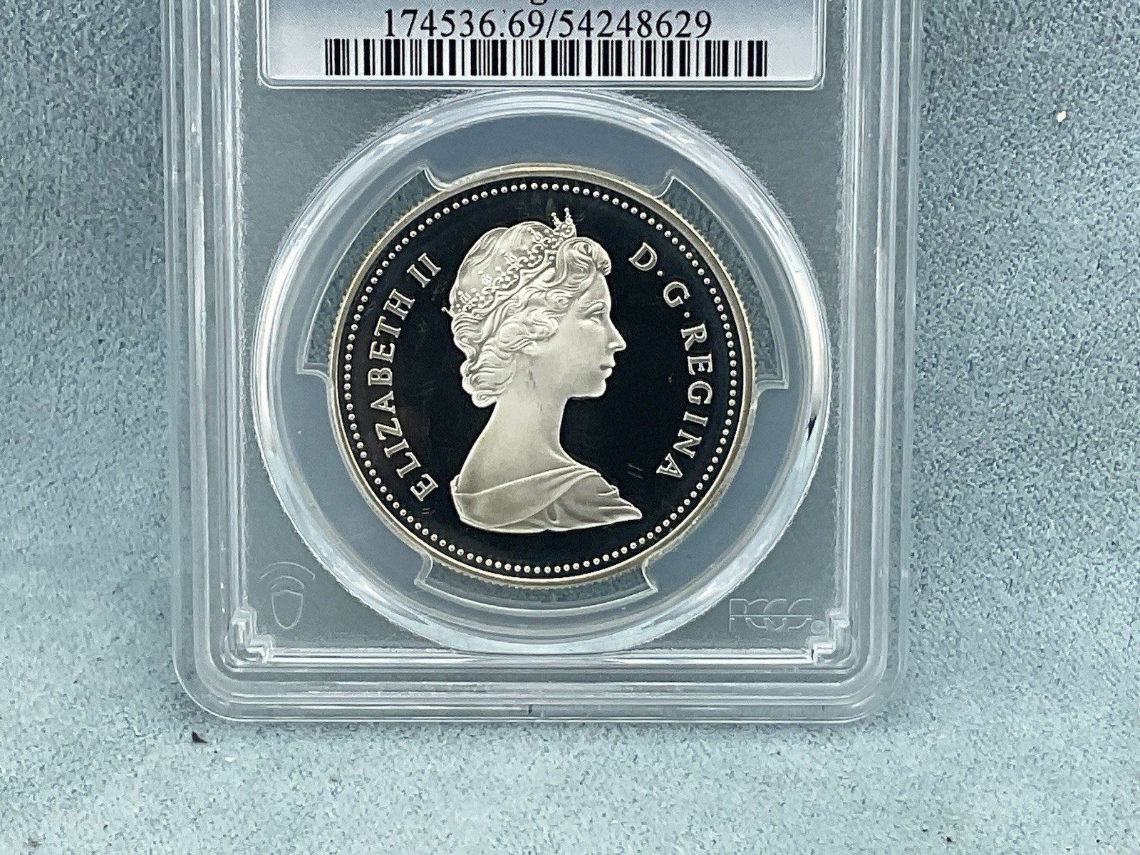 1982 1$ DOLLAR REGINA CENTENNIAL CANADA PCGS PR-69-DCAM DEEP CAMEO